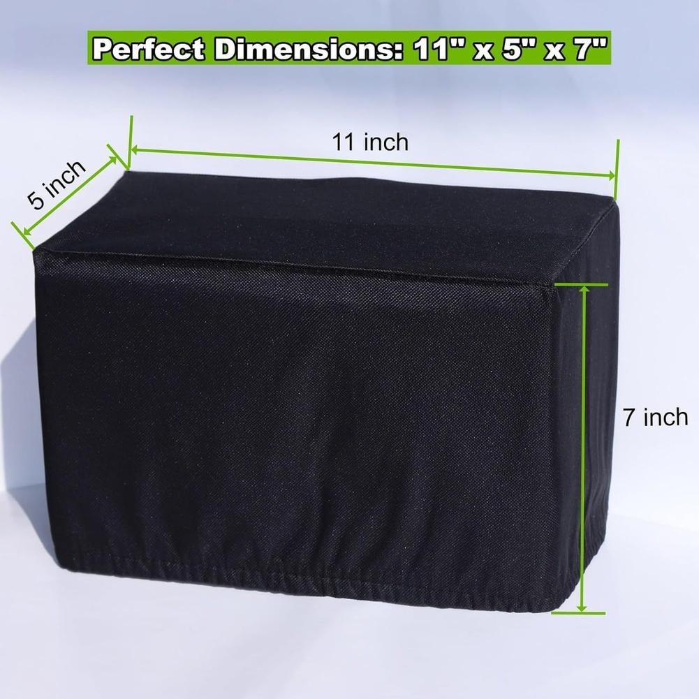 1 Stück Touchscreen-Abdeckung 11x5x7 Zoll Schwarz Wasserdichte Touchscreen-Abdeckung für Golfwagen Staubdichte Abdeckungen Schutzzubehör