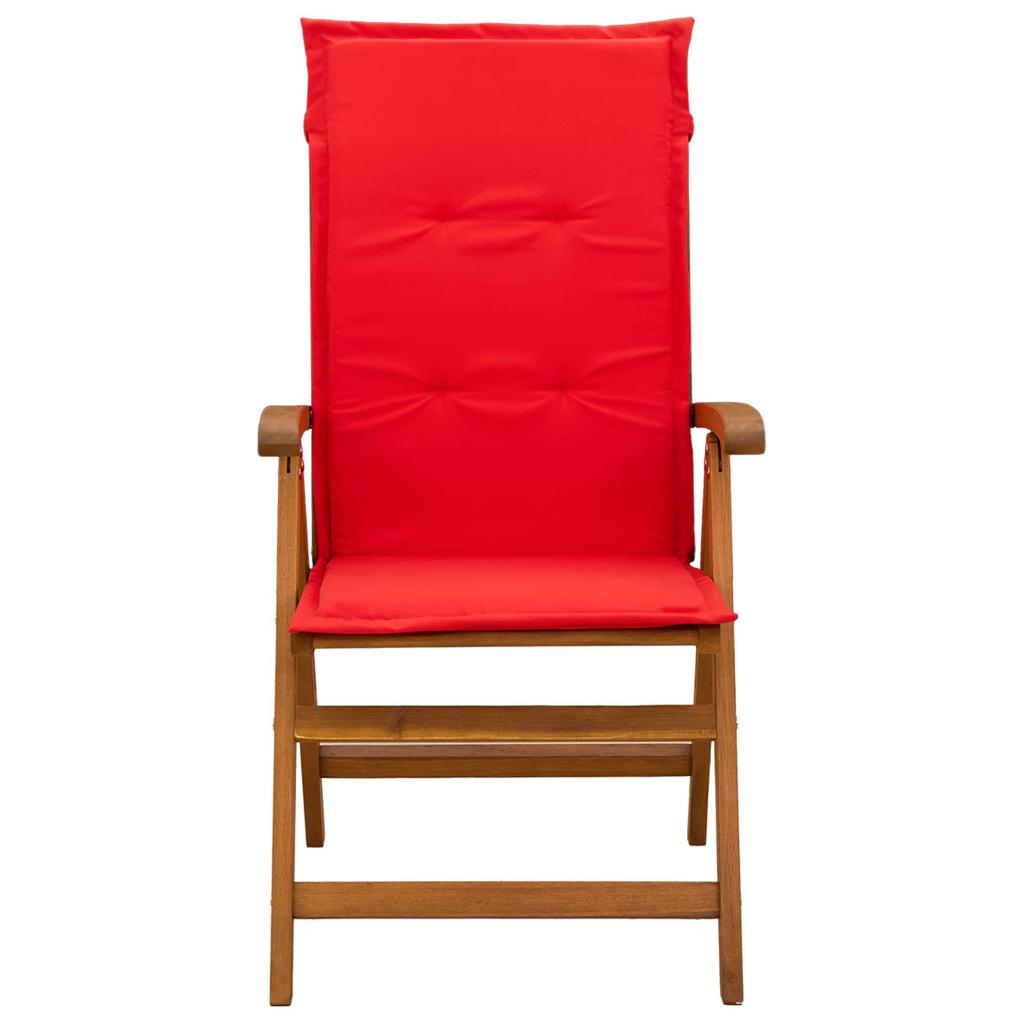 Garden Lounge Chairs 4 pcs Natural Solid Acacia Wood