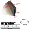 High-Temp Resistant Silicone U-Shaped Edge Seal Strip for Fiberglass Panel - Dustproof & Anti-Collision.