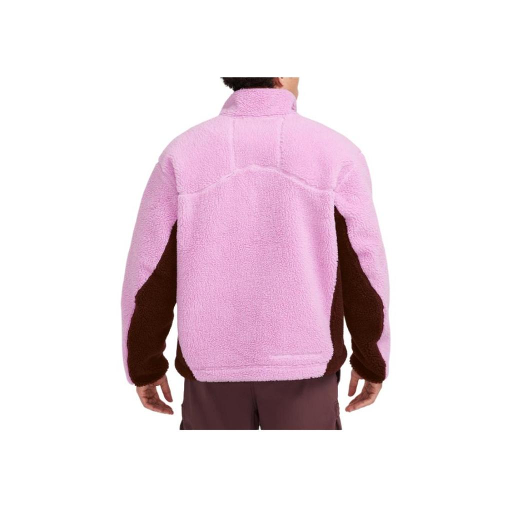 Nike ACG Therma-Fit Adv Canwell Glacier Outdoor Casual Sports Zip-Up Fleece Jacket Men Jacket Deep-Pink FV8653-632
