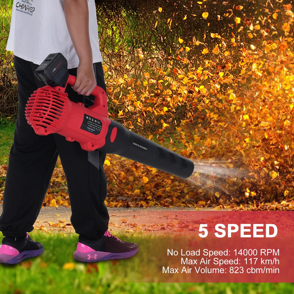 20V Leaf Blower, 73MPH Electric Cordless Leaf Blower, 4.0Ah Battery and Charger Included,