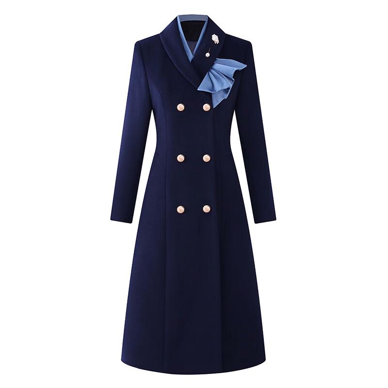 Taluoman Guofeng Wool Blend Professional Overcoat