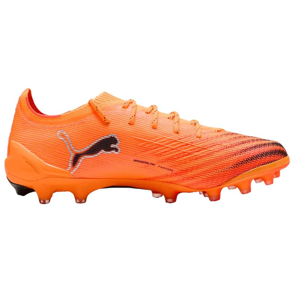 Puma Ultra 6 Ultimate Comfortable Versatile AG (Rubber Short Studs) Support Soccer Shoes Unisex Soccer Shoes Orange Black 108555-03