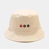 Spring and Summer Cotton Embroidery Bucket Hat Fisherman Hat Outdoor Travel Sun Cap for Men and Women 94