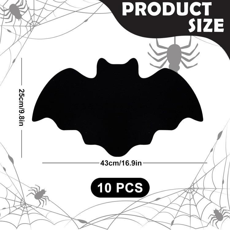 Halloween Bat Placemat Bat Non-Slip Heat-Resistant Table Mat