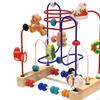 Bead Maze Toy Counting Preschool Early Math Family Fun Wooden Educational Circle
