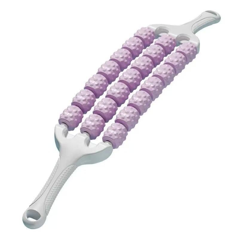 Flexible Muscle Massage Roller For Leg Back Body Relaxation Portable Yoga Deep Tissue Knobbed Roller Fitness Recovery Tool