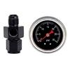 Liquid 0-30psi Fuel Pressure Gauge Regulator Gauge 1/8" NPT W/ 6AN Adapter