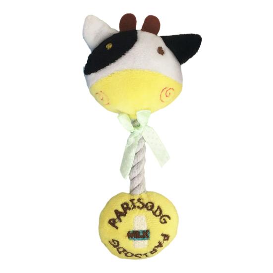 Интерактивная плюшевая собака Пищащая мягкая игрушка Собачья жевательная игрушка Хлопковая веревка Перетягивание каната Игрушка для чистки зубов собак Щенячьи зубы