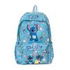Cartoon Lilo Stitch Backpack Middle School Students Breathable Nylon Material