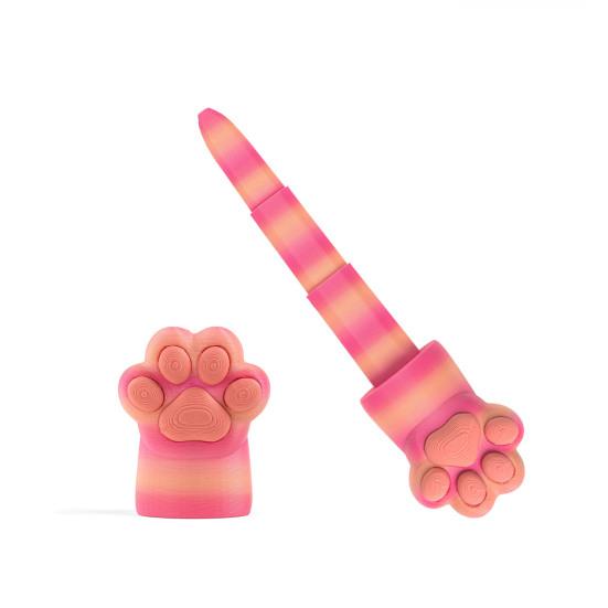 3D Printed Retractable Weapon Fidget Toy Cat Paw Shaped Plastic Weapon Model Stress Relief Fidget Toy for Home Office Desk Decor