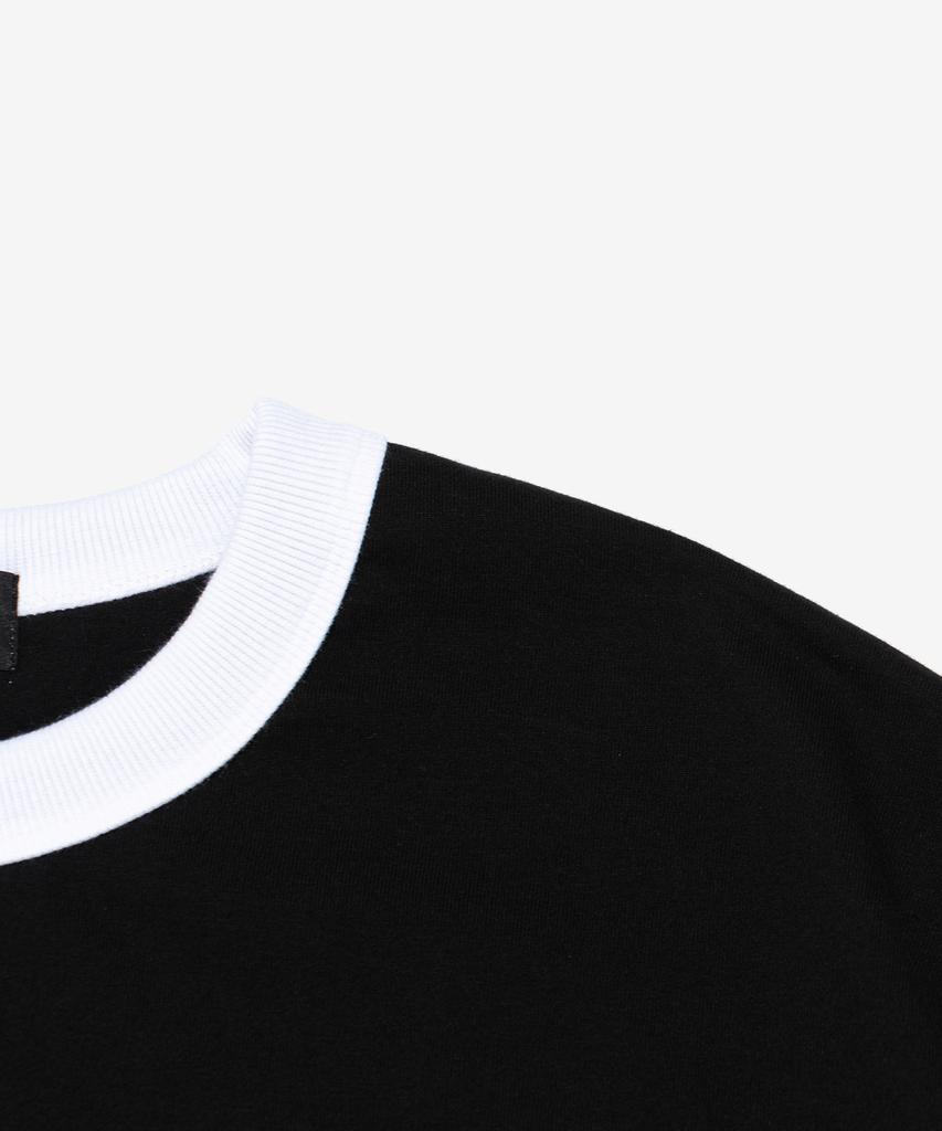 Cargo Bros Washed Heritage Garment Ringer T-Shirt (Black)