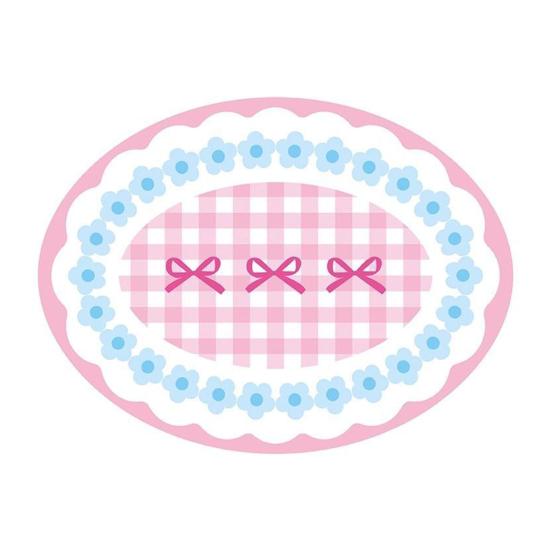 Dishwasher Safe Placemat Dining Table Placemat, Cartoon Pattern Printed Heat-Insulating Stain-Proof Waterproof Mat Heat-insulating Mats Wear-Resistant синий