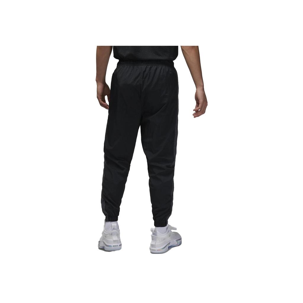 Jordan Logo Print Drawstring Knit Joggers Men Bottoms Black DX9374-011