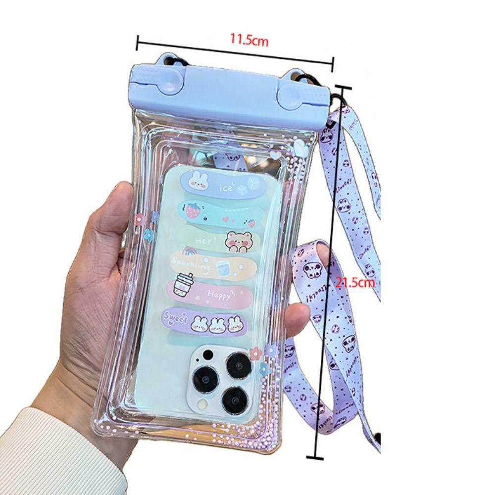 Multicolor Mobile Phone Bag Rectangle Mobile Phone Case Creative Swiming Waist Bags  Summer