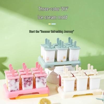 Food Grade Popsicle Mold for Homemade Ice Cream and Ice Cubes