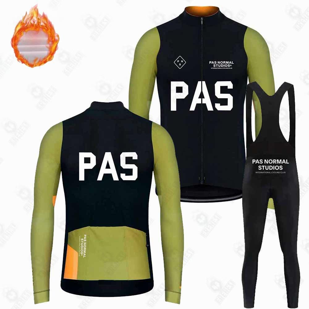 Fleece Suit Winter Cycling Suit Long Sleeve Overalls Trousers Road Bike Mountain Bike Outdoor Cycling Suit 2026 Winter Fleece Warm Cycling Suit