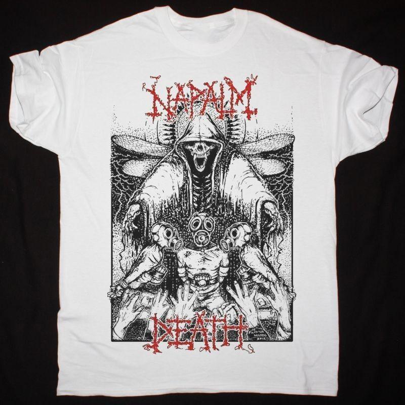 Napalm Death The Complete Radio One Sessions Shirt Unisex White S-5XL E1916 M