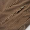 Men's Retro Patchwork Cotton Harrington Jacket: Cropped, Stand Collar, Cool Winter Outerwear