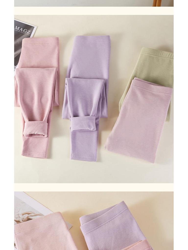 Women's Plus Size Quick-Warming Thermal Leggings - Autumn/Winter Cotton Fleece, Thickened, Heat-Generating, and Warm Line Design