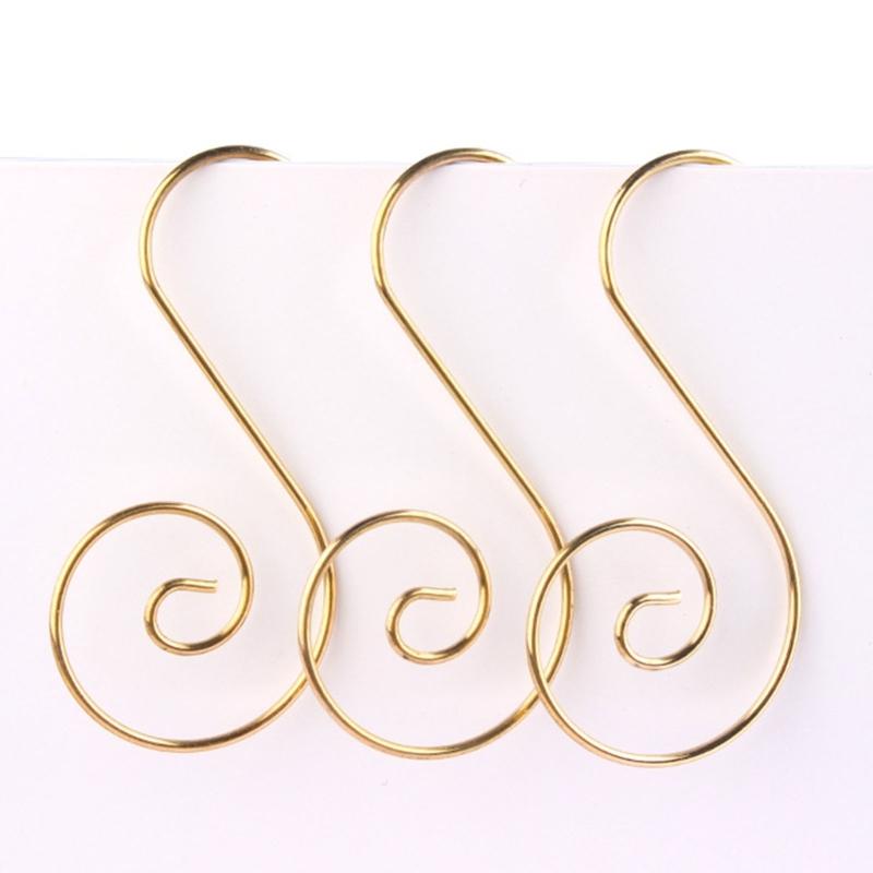 100pcs Elegant Christmas Ornament Hangers Hooks for Tree Decoration and Crafts Stylish Ornaments Hanging Solution