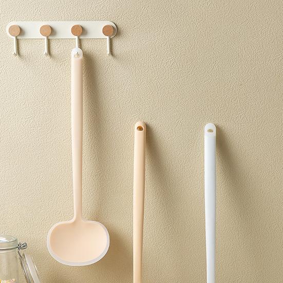 Silicone Mushroom Spatula for Non-Stick Cookware Heat-Resistant 2-in-1 Turner Ladle BPA-Free Scratch-Free Ergonomic Handle Essential Kitchen Tool