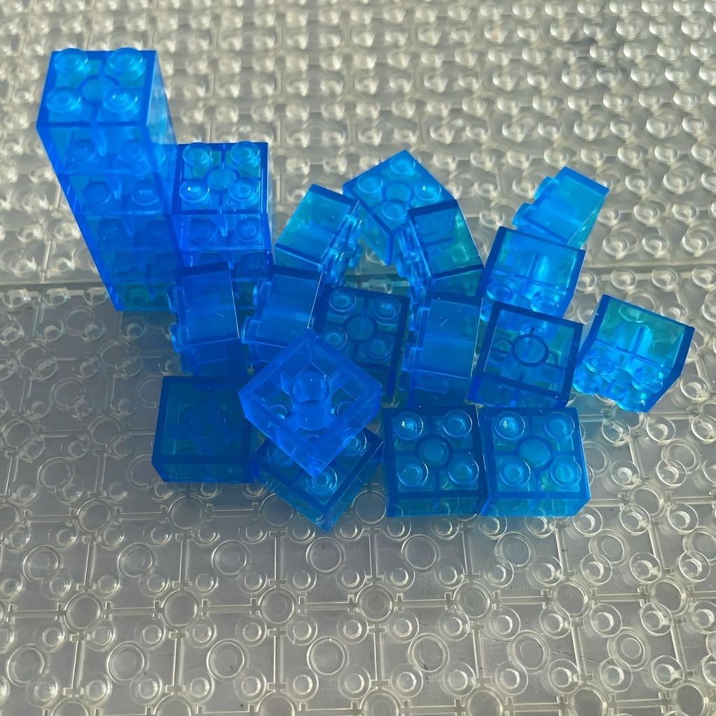 20 buc Cărămidă Transparentă Clară 2x2 Bloc de Construcție Piese MOC Jucării Pentru Copii Casă DIY Cascadă Compatibil 3001 3003