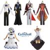 Impact Zhongli Genshin Tartaglia Albedo Ganyu Cosplay Costume Music Concerts