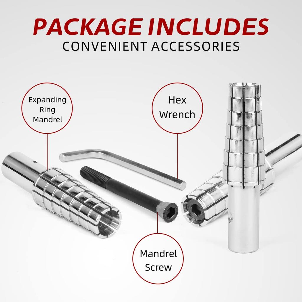 ZruiXuan Ring Sizer, Ring Stretcher Expander for Drills, Rotary Tools, and Lathes, Professional Jeweler-Approved Ring Sizer, Includes Allen Wrench