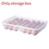 Plastic Egg Storage Box With Lid For Kitchen Organization And Refrigerator Freshness