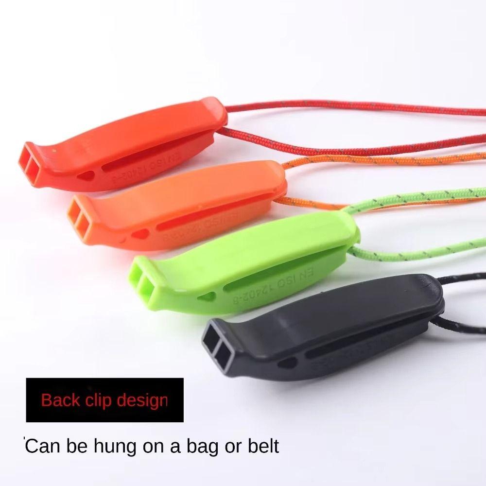 Dolphin Sound Outdoor Survival Whistle Anti Loss Clip Rescue Emergency Whistle Outdoor Tool