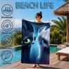 Dragon Taming Beach Towel, Super Soft Microfiber, Perfect Gift for Her/Him, Birthday, for Pool, Beach, Travel, Decor Beach Party