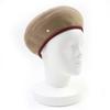 Excellent Beret Santreno Serie Metal Brown Cashmere Women 58 Used