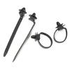 Sturdy Nylon Cable Zip Ties Cable Clips for Automotive Wire Bundling Quick Release Fasteners 80mm Long
