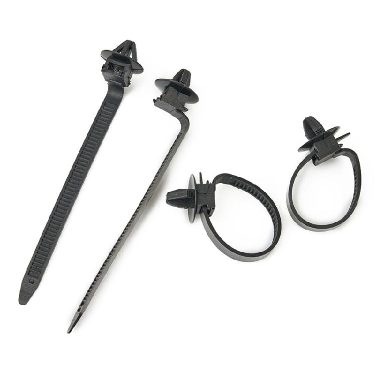 Sturdy Nylon Cable Zip Ties Cable Clips for Automotive Wire Bundling Quick Release Fasteners 80mm Long