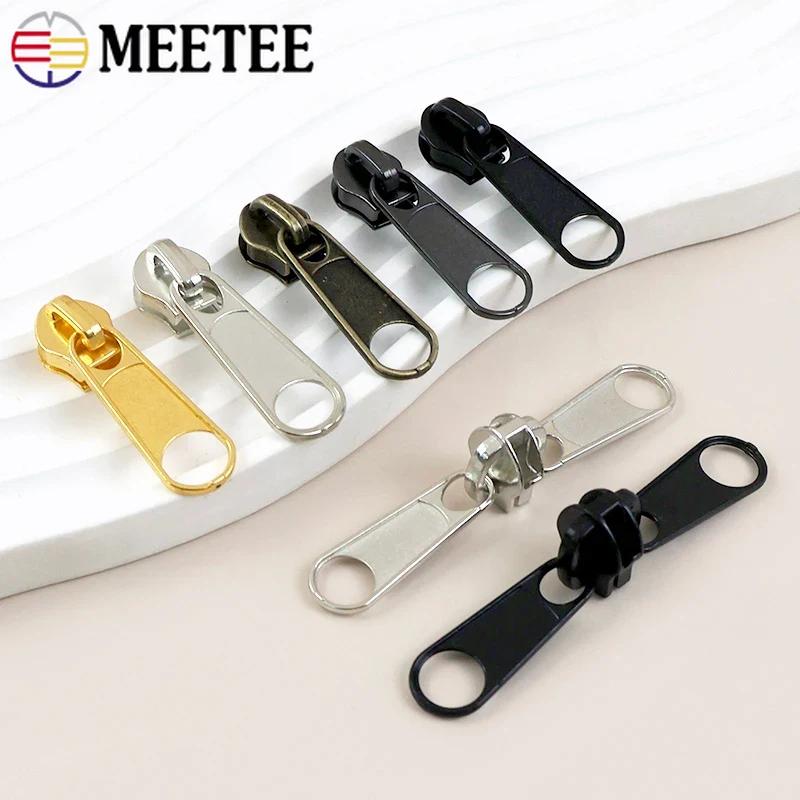 10/20/40Pcs 3# 5# 8# 10# Zipper Puller for Nylon Zips Bag Tent Single/Double Zip Slider Luggage Zippers Replace Repair Accessory