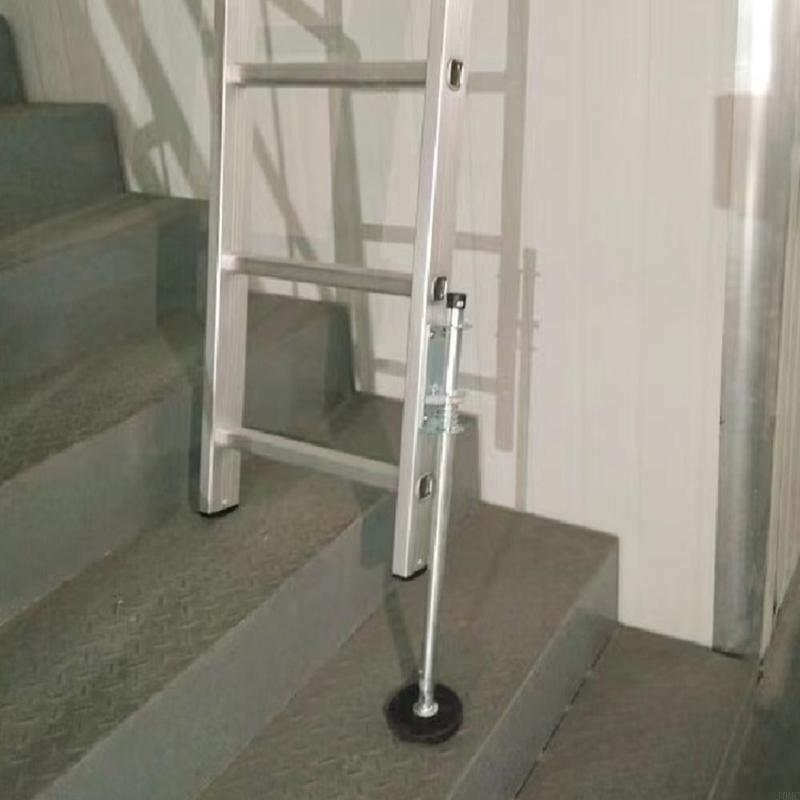 J0MC Extendable Ladder Stabilizer Legs Adjustable Noslip Rubber Feet Aluminum Ladder Leveler for Home Ladder Accessories