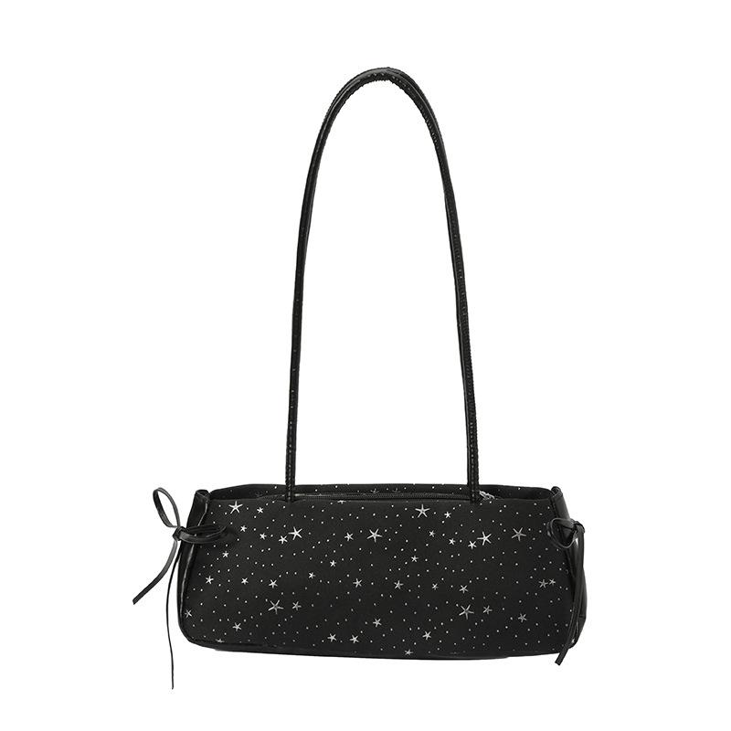 

Simple and fashionable Korean version niche underarm bag women s spring new sweet and cool style personalized portable shoulder bag women чорний