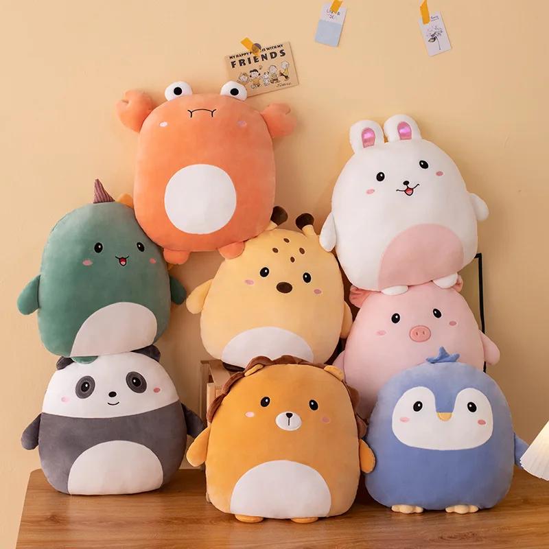 40cm Cuddly Squishy Penguin Pig Rabbit Panda Crab Kawaii Zoo Animal Plush Pillow Soft Plushie Peluche Doll Kids