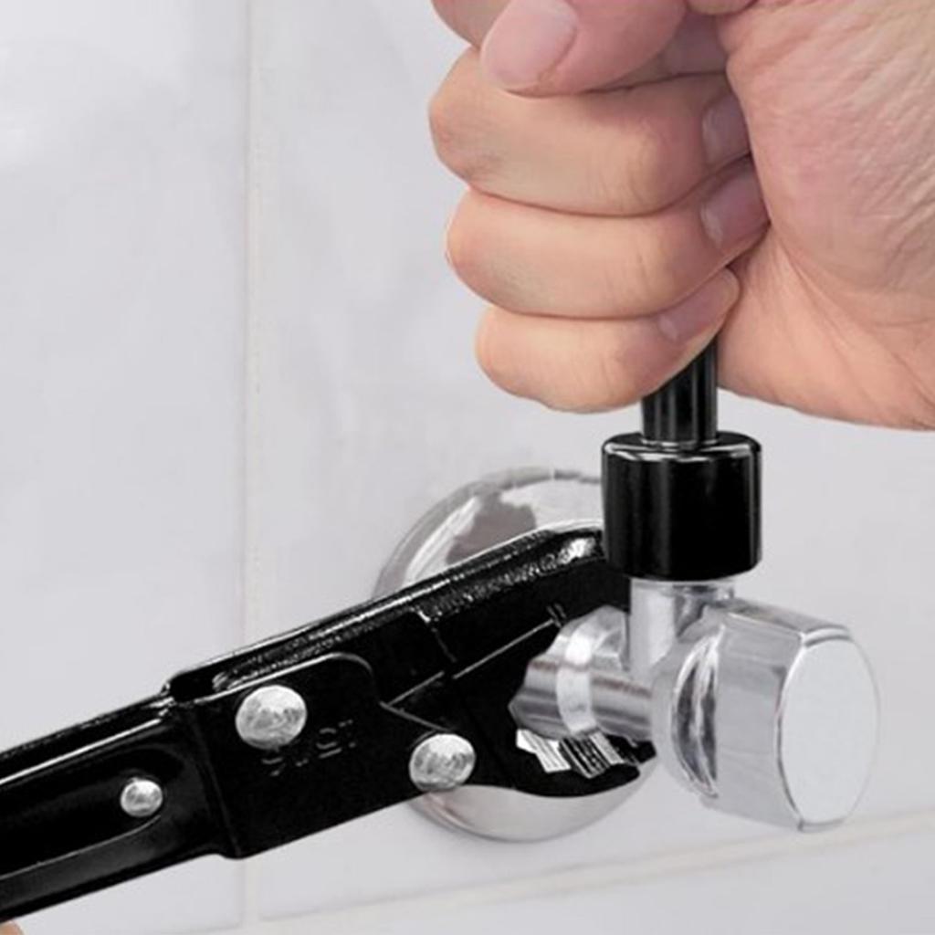 Angle Stop Wrench High Efficiency Portable Double Ended Plumber Spanner Plumbing Tool for Maintenanc