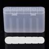 1Pc Diy Accessories 6 Slot Waterproof Storage Box For 18650 Batteries Portable Holder Case Protectors Organiser