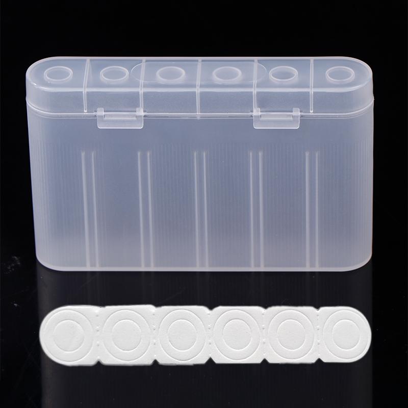 1Pc Diy Accessories 6 Slot Waterproof Storage Box For 18650 Batteries Portable Holder Case Protectors Organiser