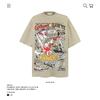 Ve Fun Top Printed Short Sleeve Loose Casual Cartoon T-Shirt High Street O Couple Character Rsize Male Tide