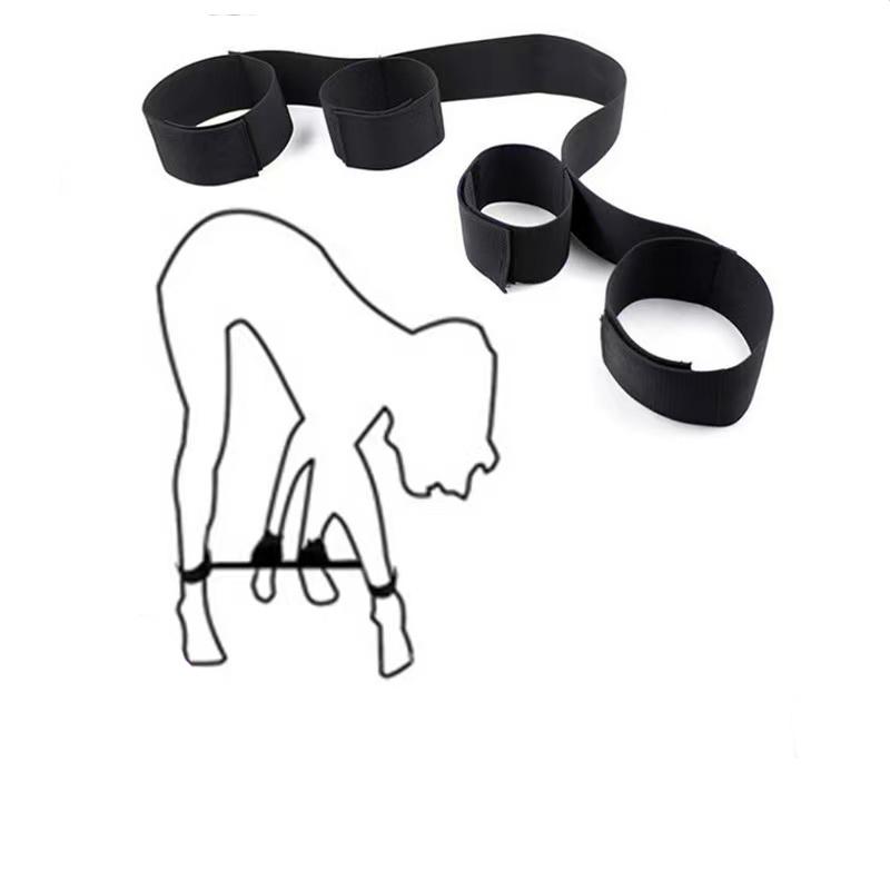 Adult Games Erotic Sex Toys For Woman Couples Slave Neck Collar Wrist Nylon  Bondage Restraints Collar Fetish sexy toys for play