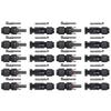 10 Pairs Solar Connector MC4 1000V Solar Plug 30A for PV Cable Connection UV Resistant IP67 Male Female Connector
