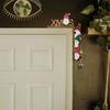 Wooden Xmas Door Corner Sign Home Atmosphere Layout Door Pendant Christmas Decoration