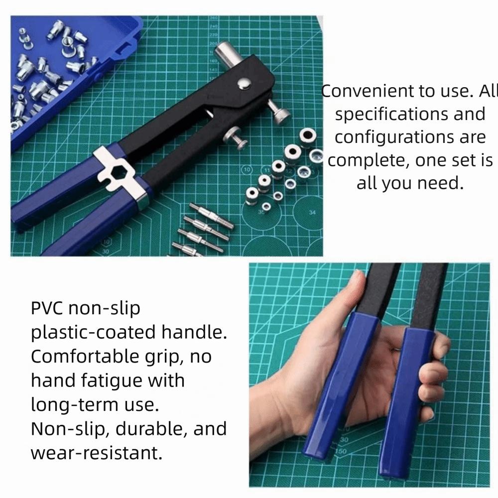 86Pcs with Metric Nuts Assortment Blind Hand Riveter Threaded Insert Rivet Tool  Home Furnishings