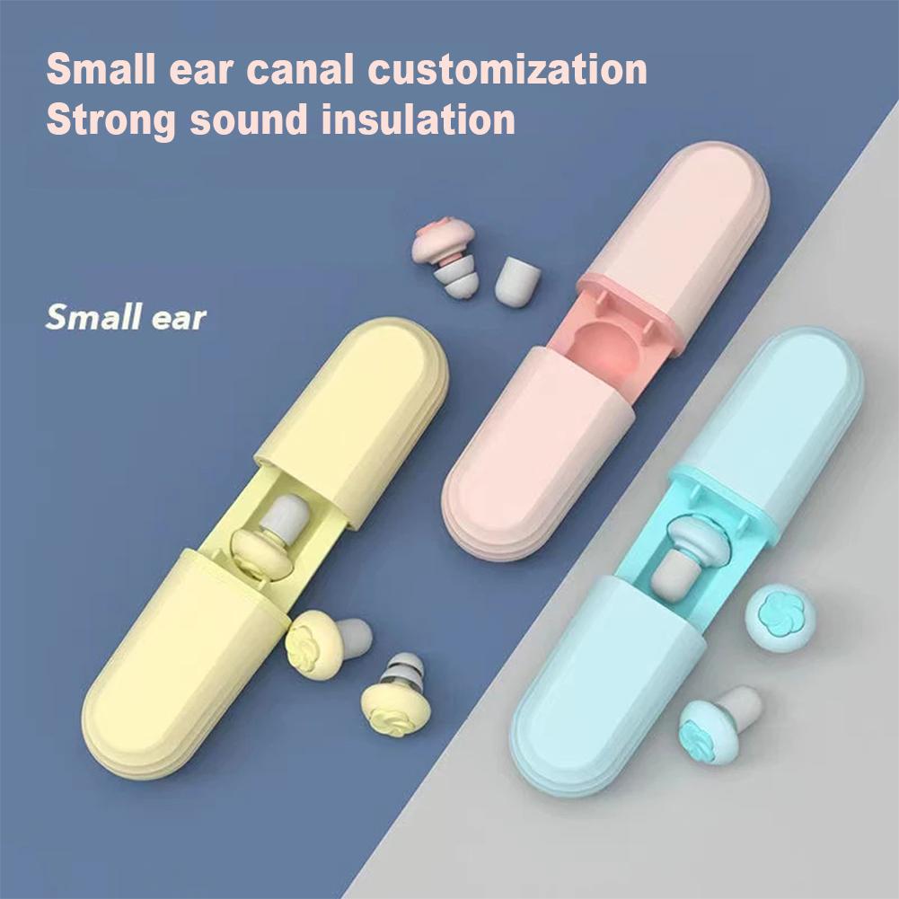 Silicone Earplug Noise Reduction Anti Snoring Soundproof Tapones Oido Sleep Earplugs Soft Memory Foam Sound Insulation Ear Plug