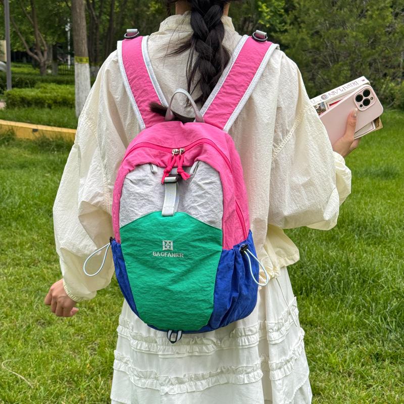 Schoolbag Vitality Summer Travel Light Capability Sports Backpack Couple Holiday Outdoor Travel Burden Hiking Bag