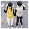 Baby Kids Thicken Vests Winter Girl Boys Jackets Corduroy Coat Early Spring Vest For Toddler Children Sleeveless Jackets
